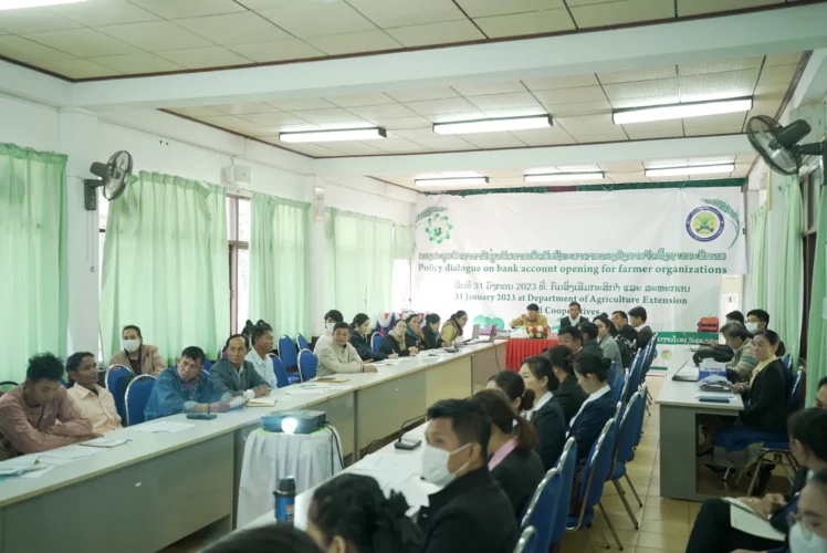 Lao Farmers’ Network holds policy dialogue on bank opening for FOs