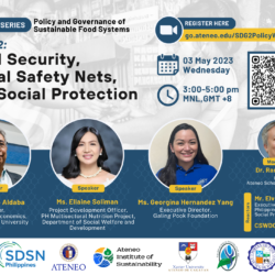 SDSN PH to conduct webinar on food security, social protection on May 3