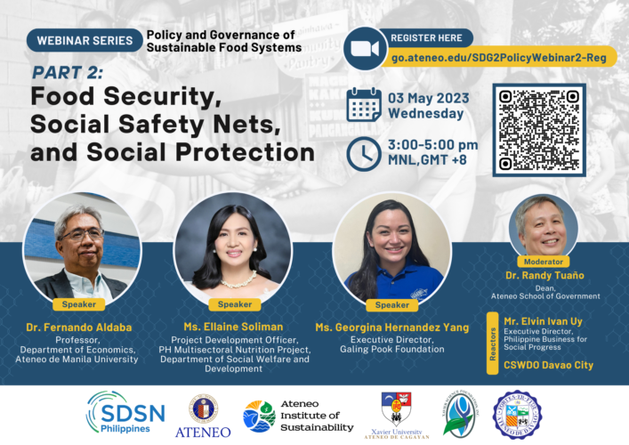 SDSN PH to conduct webinar on food security, social protection on May 3
