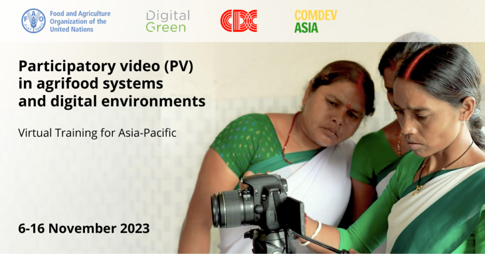 FAO, ComDev Asia hold Participatory Video Training in Agriculture and Digital Environments for Asia